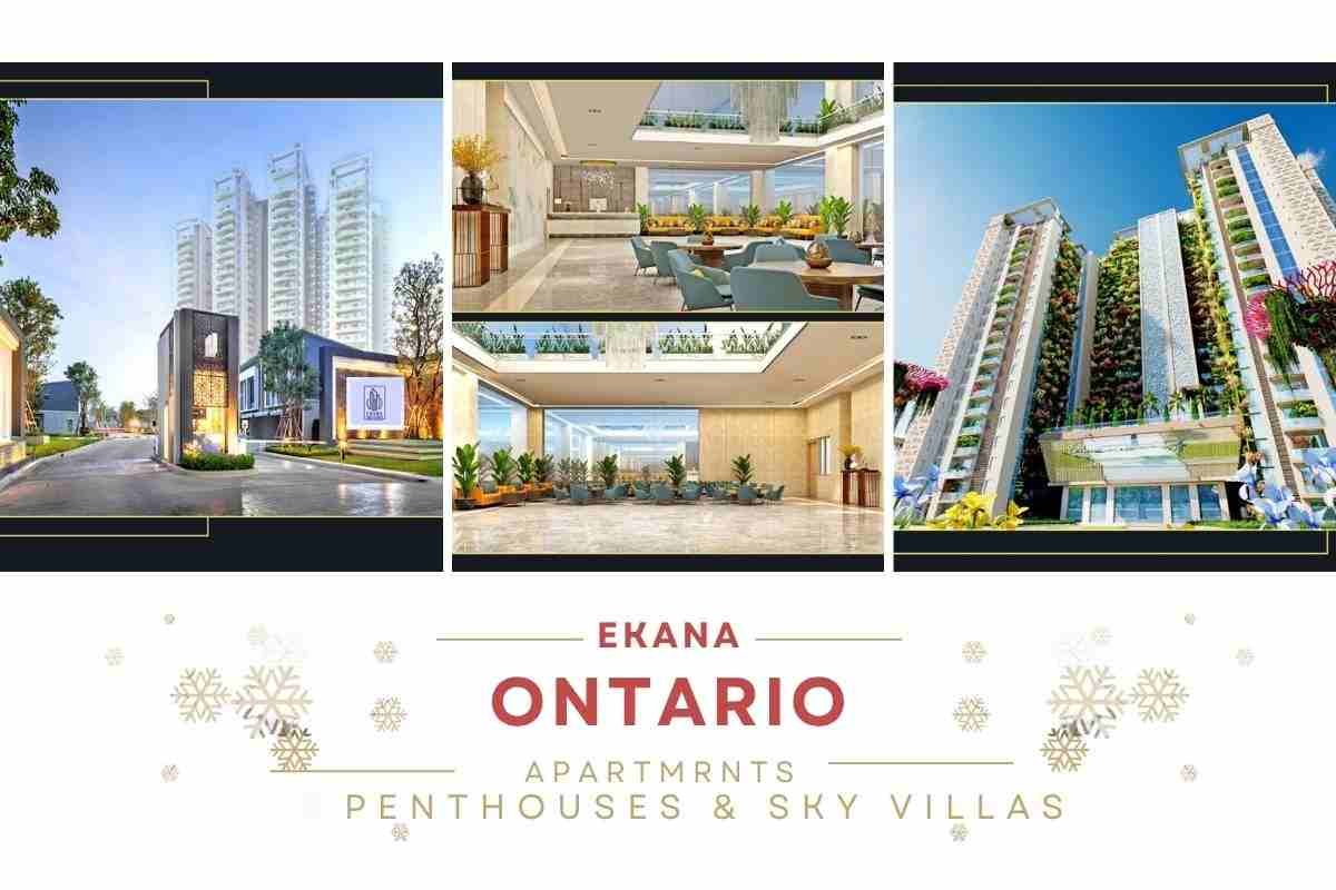 3 bhk flats in gomti nagar extension, Ekana Ontario 3 bhk flats, Ekana ontario gomti nagar extension, ekana ontario flats lucknow 